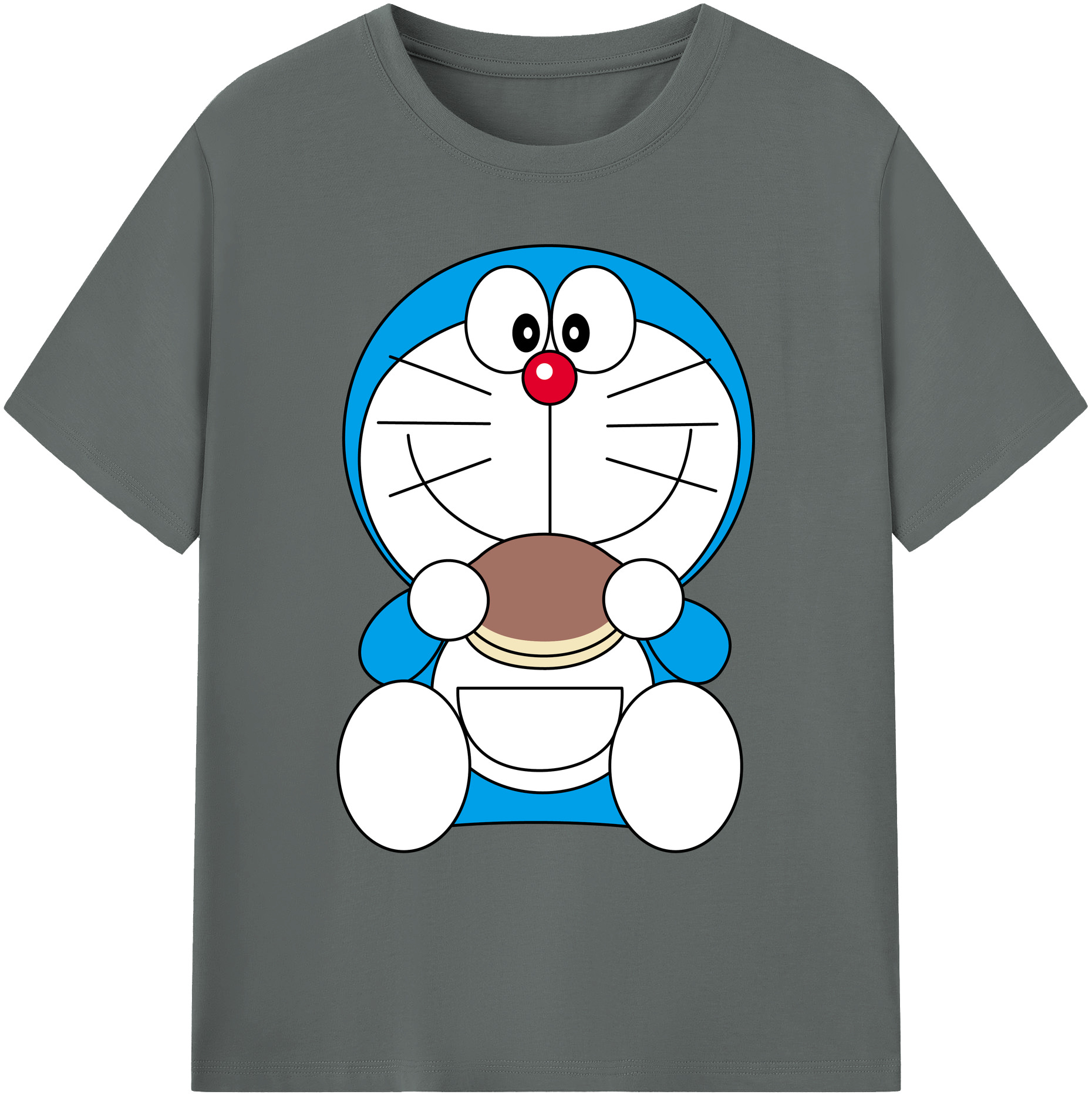 （画像用） ドラえもん Doraemon 綿100％ メンズ半袖Tシャツ｜肌触りやわらか＆通気性